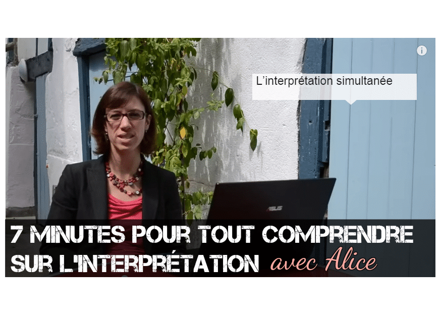 Alice explique l’interprétation