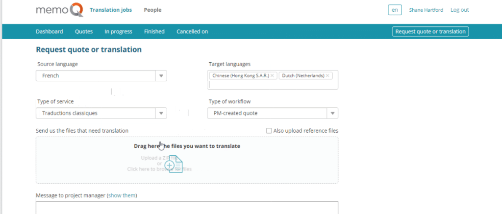 memoq customer portal