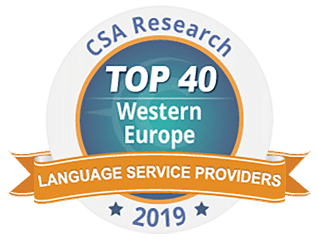 TradOnline an the Tradutec Group place 14th in the Top 40 European translation agencies